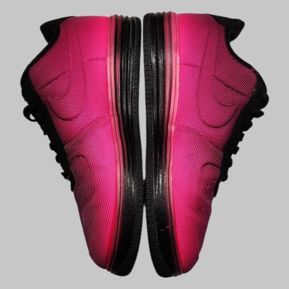 Nike Lunar Air Force 1 VT Mesh GS Pink Foil Black 599232-600 Sneakers Size 5Y - Picture 2 of 6